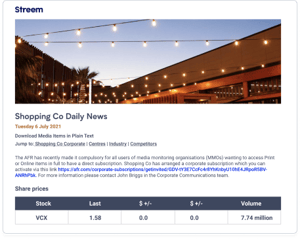 Daily Email Reports